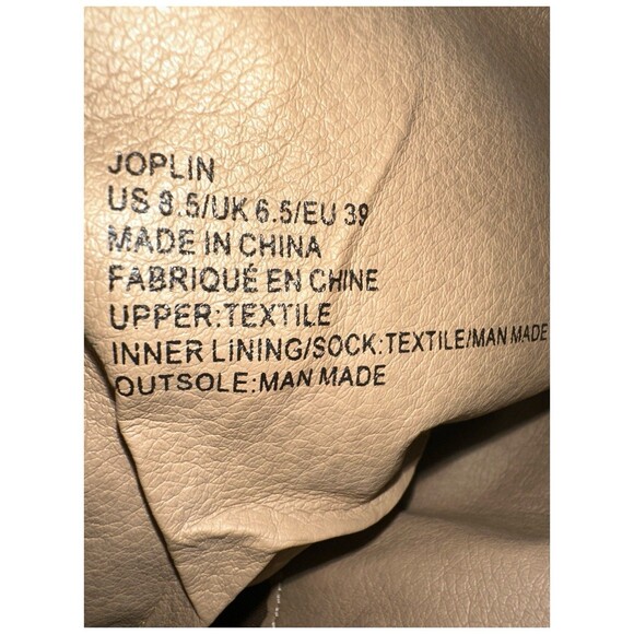 Womens Over The Knee Boots 8.5 Tan Suede Lace Back Flat Riding Slouchy Tall Boot - Picture 5 of 14